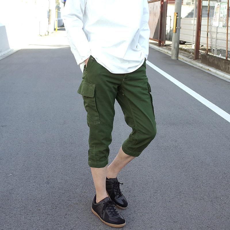 YMCLKY ドイツ軍タイプ モルスキンニッカパンツ 後染め ウォッシュ加工