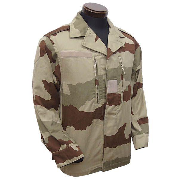 フランス軍 F2戦闘服 JJ004UN USED CCEカモフラージュ ジャケット F2 フランス軍 デザートカモ 個人装備