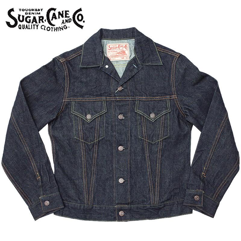 ノベルティープレゼント SUGAR CANE シュガーケーン #SC11962A 14.25オンスワンウォッシュデニムジャケット 3rd TYPE 1962'MODEL メンズ スリムテーパード｜seabees