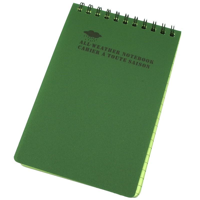 ノート・メモ帳 r メール便可 米軍タイプ 防水メモ帳 L EE454NN 防水紙 レインウェザー