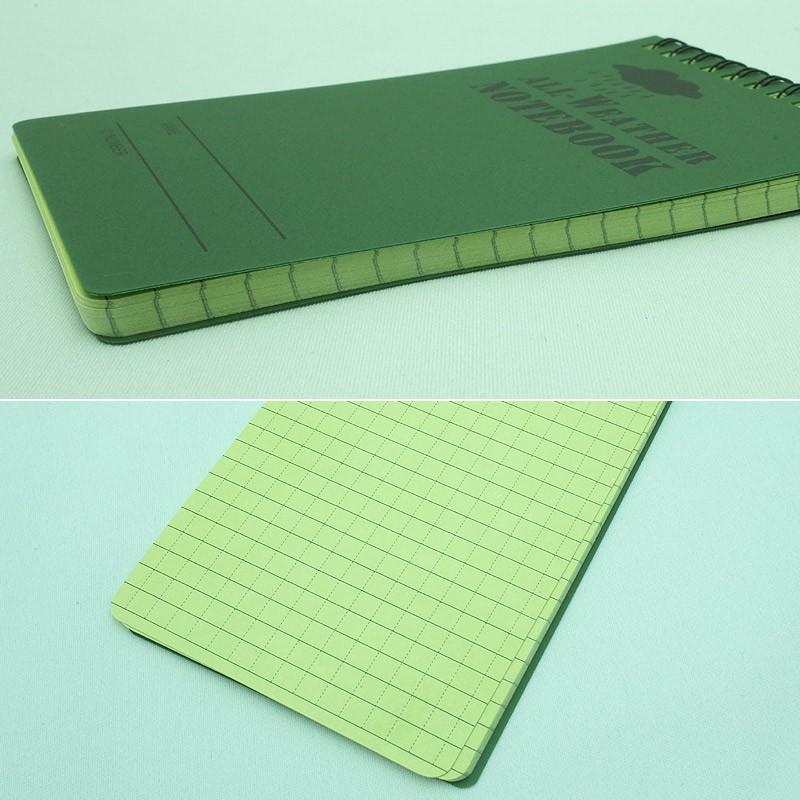 メール便可 米軍タイプ 防水メモ帳 L EE454NN 防水紙 レインウェザー