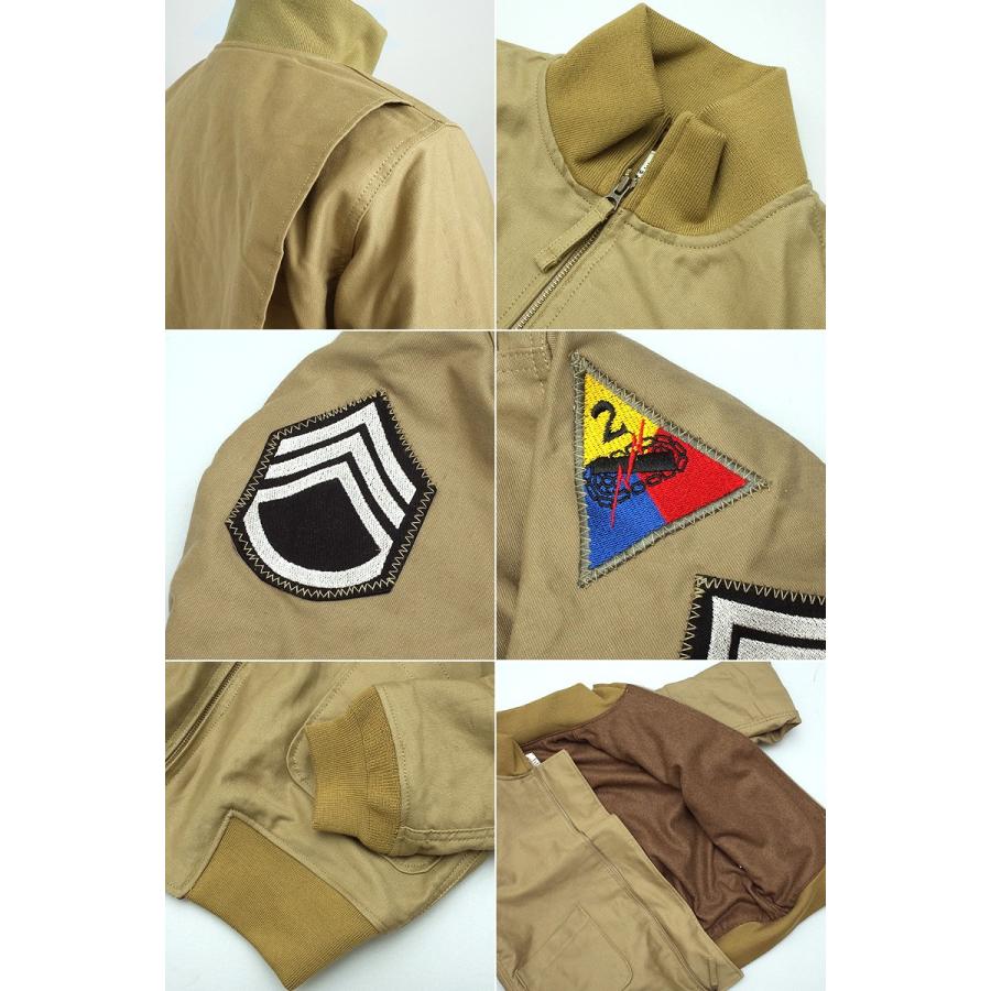 YMCLKY 米軍タイプ WW2 タンカースジャケット 初期型 ワッペン YMCLKY 米軍タイプ WW2 タンカースジャケット 初期型 ワッペン