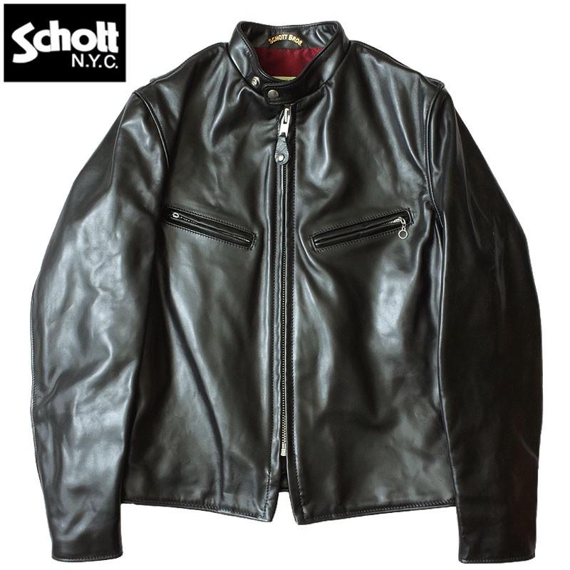 ノベルティープレゼント Schott ショット #7823950088(7417) 641XXH ホースハイド カフェレーサー ライダースジャケット  メンズ 黒 ブラック 本革ジャン : 16080741 : ミリタリー百貨シービーズ - 通販 - Yahoo!ショッピング