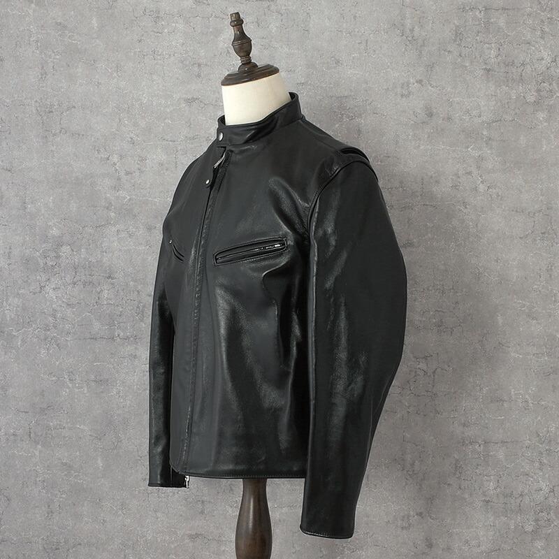 Schott ショット #7823950088(7417) 641XXH ホースハイド カフェレーサー ライダースジャケット メンズ 黒 ブラック 本革ジャン リアルライダース バイカー アの画像