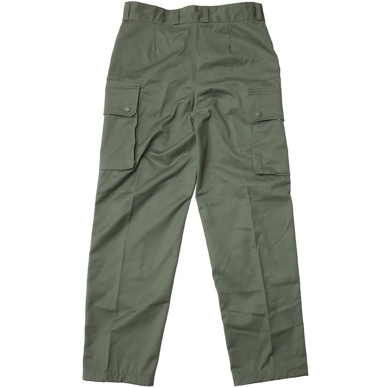 フランス軍 AFフィールドパンツ オリーブ HBT デッドストック フランス軍 AFフィールドパンツ オリーブ HBT デッドストック