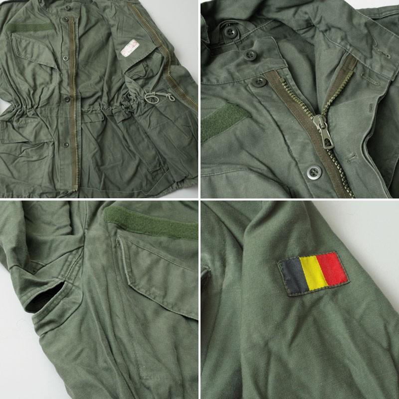 ベルギー軍 コンバットジャケット オリーブ USED JJ178UN : ミリタリー