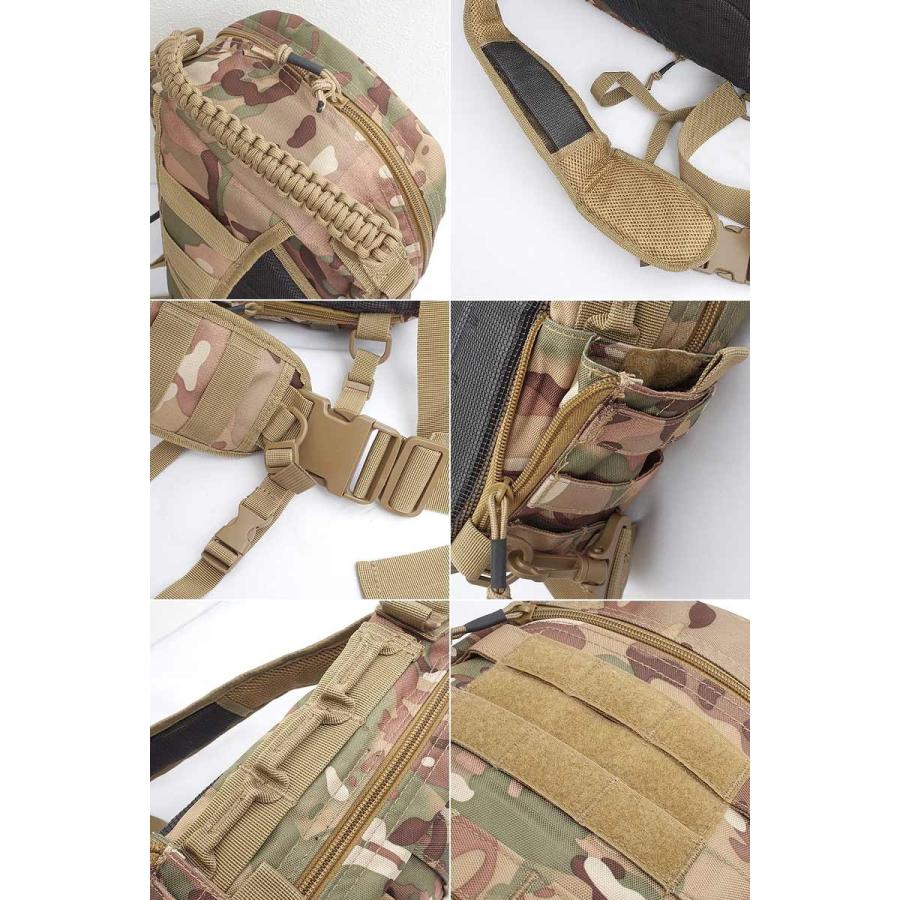 ARMA A-TACS CAMO ワンショルダー バッグ US軍スタイル タクティカル ワンショルダー バッグ ボディバッグ