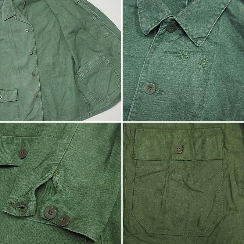 スウェーデン軍 ワークジャケット オリーブ USED JJ214UN SWD