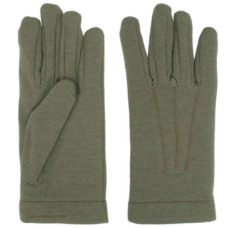 メール便可 イタリア軍 AF ウール グローブ オリーブ デッドストック