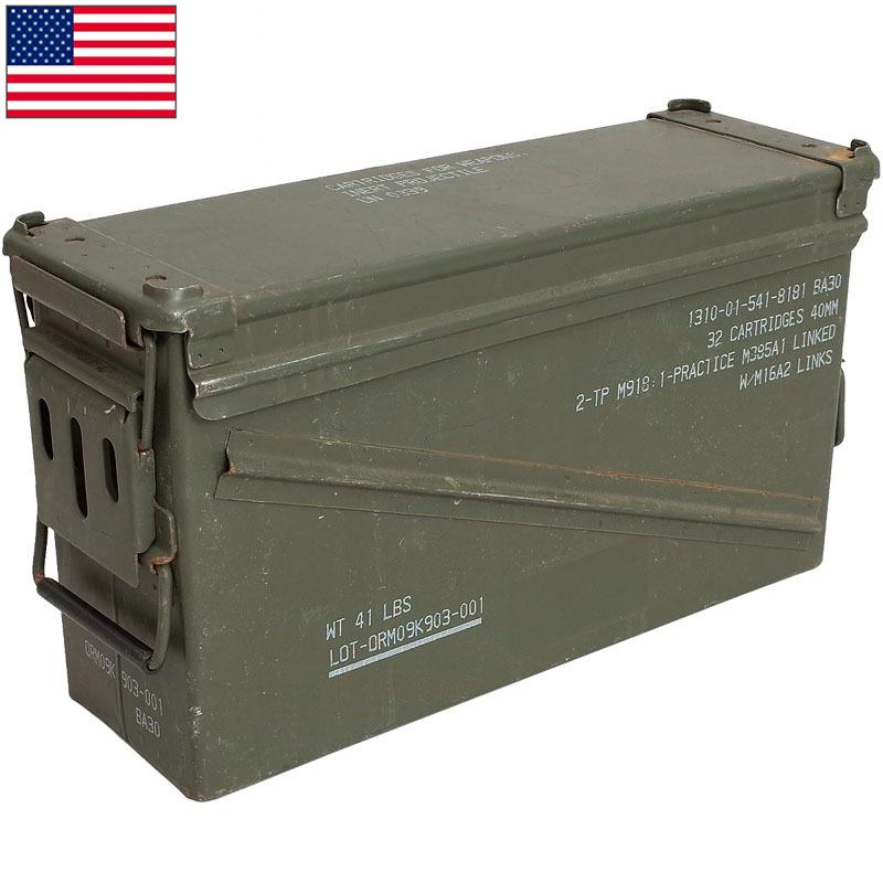 米軍 アンモボックス 40MM USED BX145UN : ミリタリー百貨 米軍 アンモボックス 40MM USED BX145UN : ミリタリー百貨