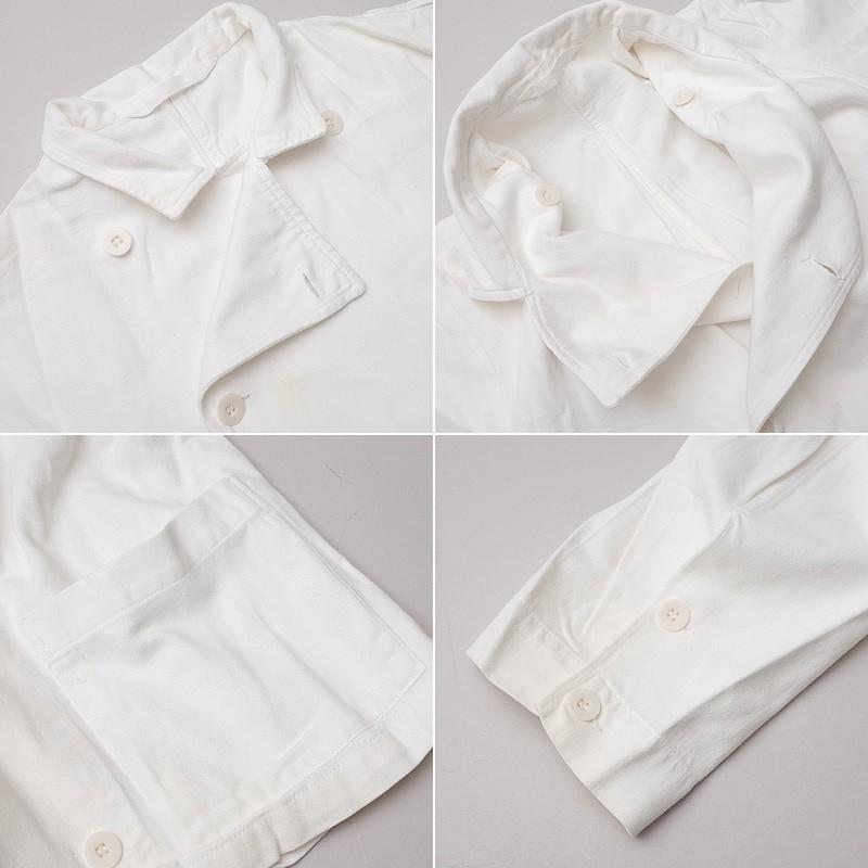 スウェーデン軍 シェフジャケット ホワイト デッドストック JJ200NN