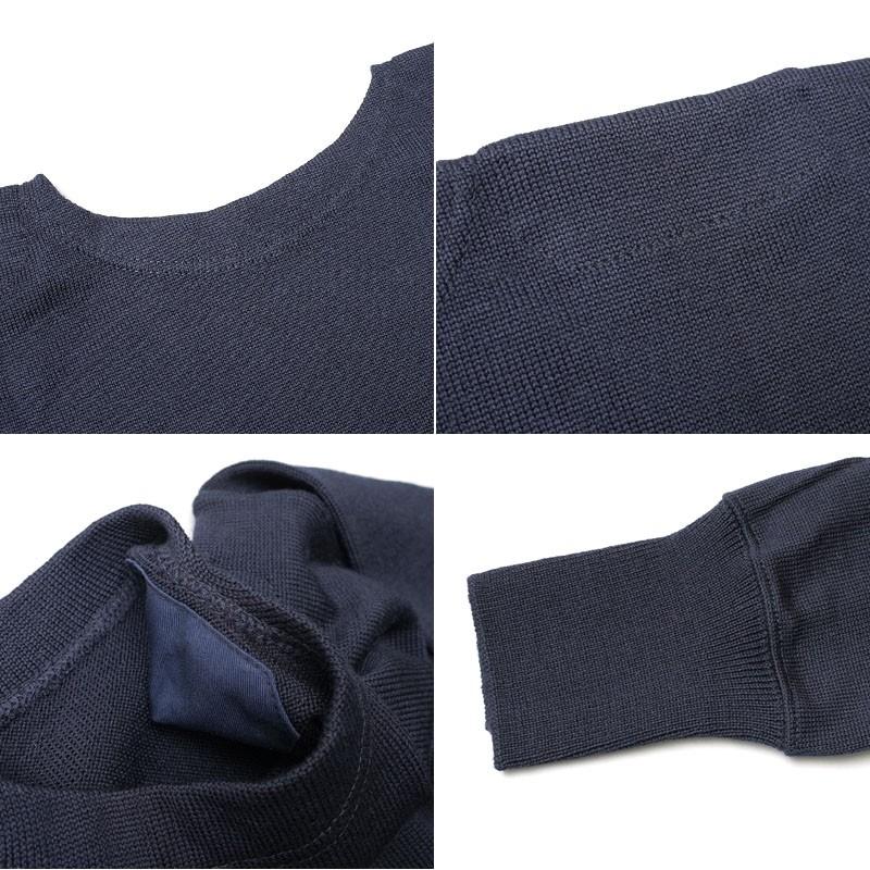 イタリア軍 ボートネックセーター ネイビー デッドストック JW030NN