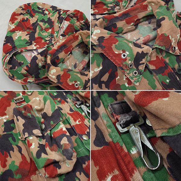 スイス軍 M60 マウンテンジャケット フード付き アルペンカモ USED