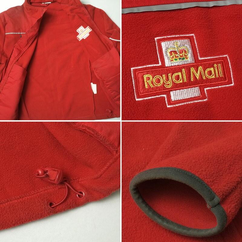 UK イギリス郵便局員　ロイヤルメール　リフレクター　L相当　オレンジ　美品 実物 USED イギリス ROYAL MAIL ロイヤルメール ソフトシェル
