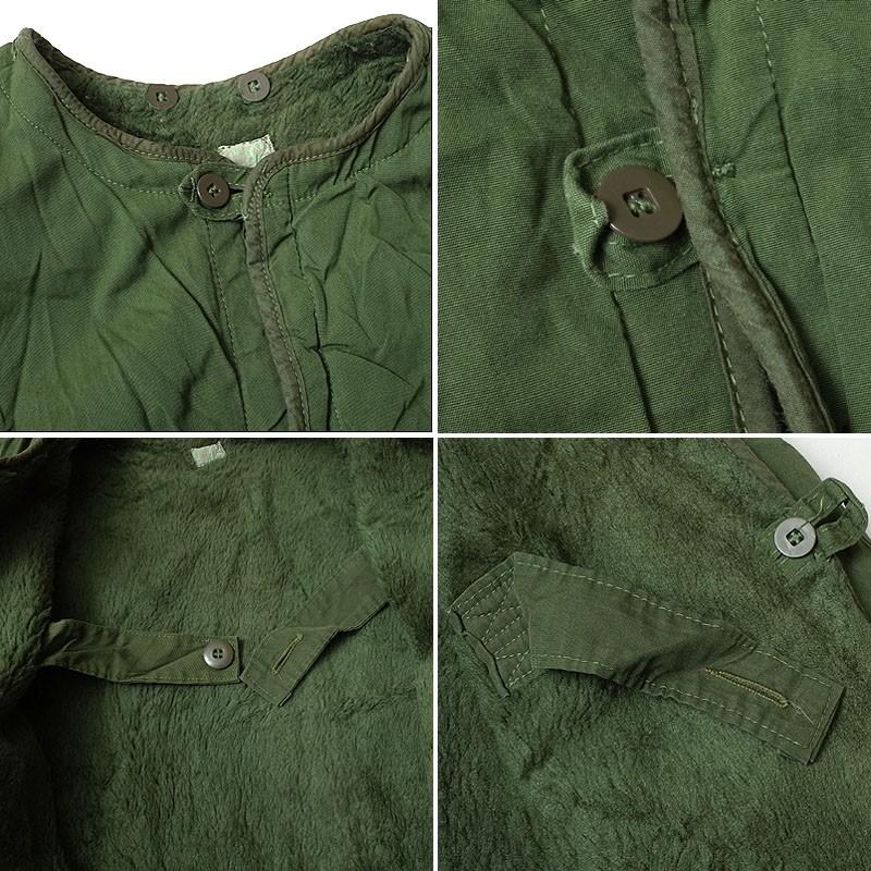 スウェーデン軍 M59コートライナー オリーブ USED JC092UN