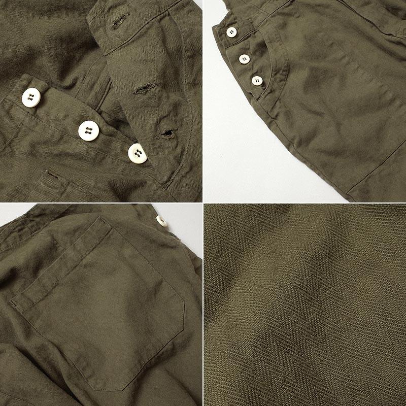 YMCLKY フランス軍タイプ オーバーオール 後染め サロペット YMCLKY フランス軍タイプ オーバーオール 後染め サロペット