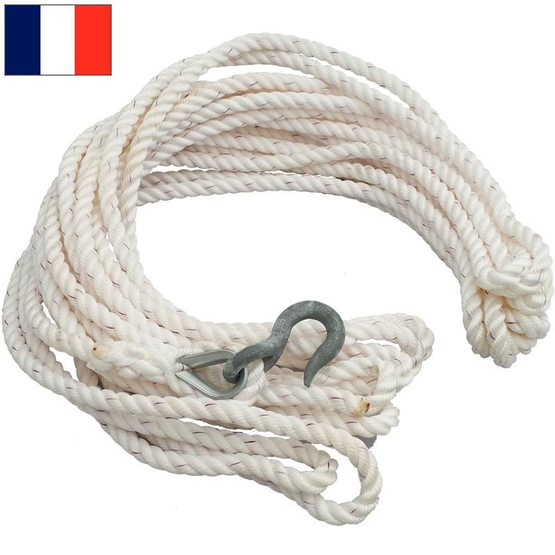フランス軍 TAP ロープ フック付き 12m デッドストック EE569NN