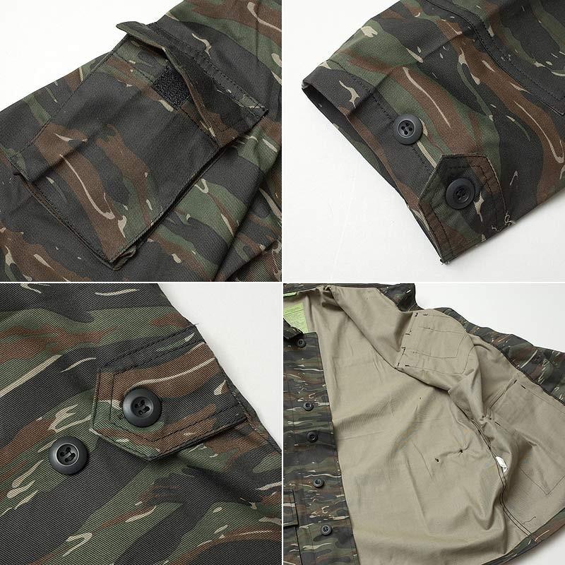 YMCLKY 米軍タイプ BDUジャケット タイガーカモ JB005YN メンズ YMCLKY 米軍タイプ BDUジャケット タイガーカモ JB005YN メンズ