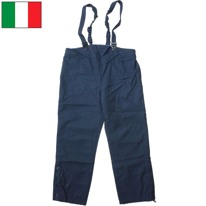イタリア軍 NAVY デッキオーバーオール ネイビー デッドストック