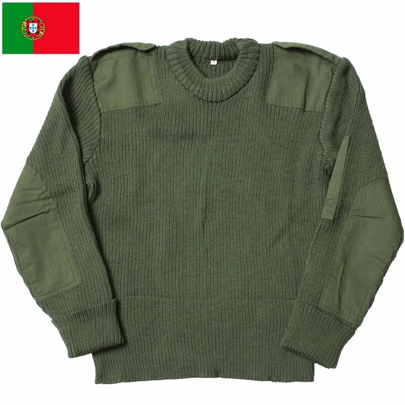 ポルトガル軍 コマンドセーター オリーブ デッドストック JW083NN