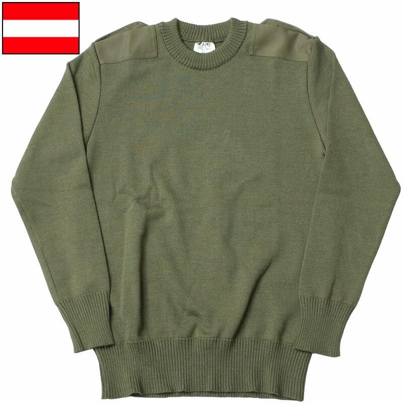 オーストリア軍 コマンドセーター オリーブ デッドストック ZJW504NN