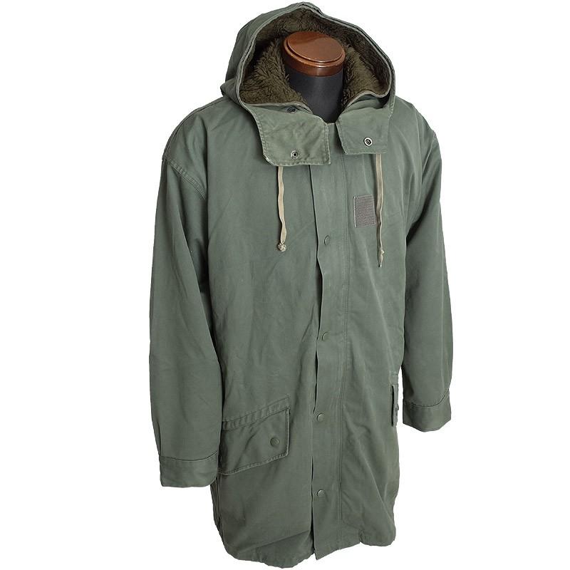 HBT モッズコート 　フランス軍　秋冬用　ライナー付　モッズパーカー フランス軍 AF フィールドパーカー HBT ライナー付き USED JP083UN