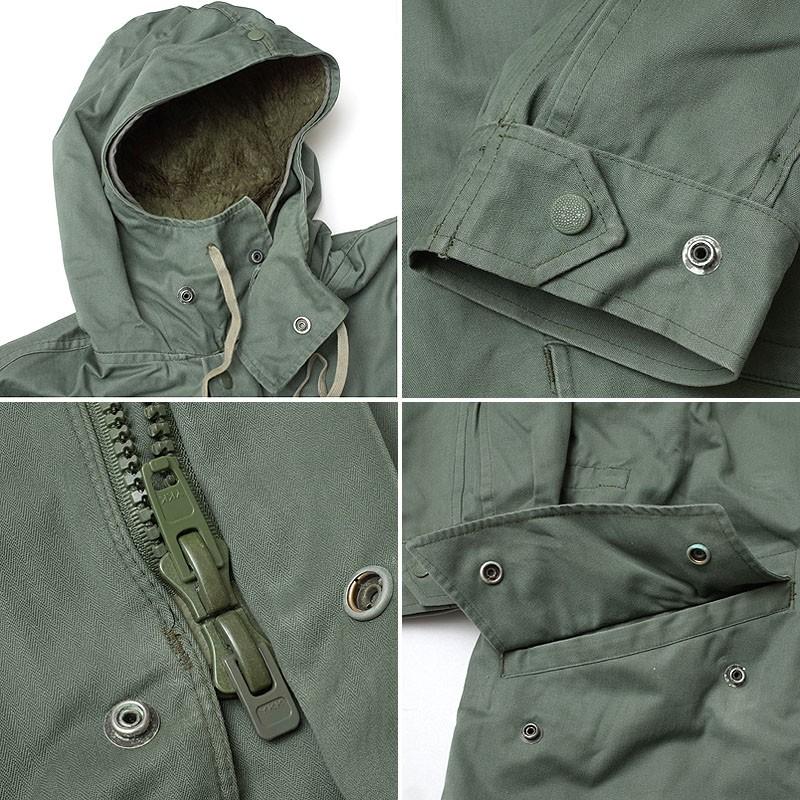 フランス軍 AF フィールドパーカー HBT ライナー付き USED JP083UN