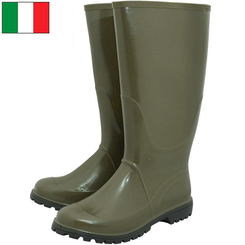 イタリア軍 ラバーブーツ オリーブ デッドストック FB060NN