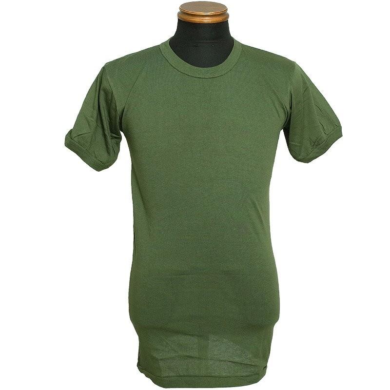 1点ならメール便可 イタリア軍 EI 半袖Tシャツ オリーブ デッド
