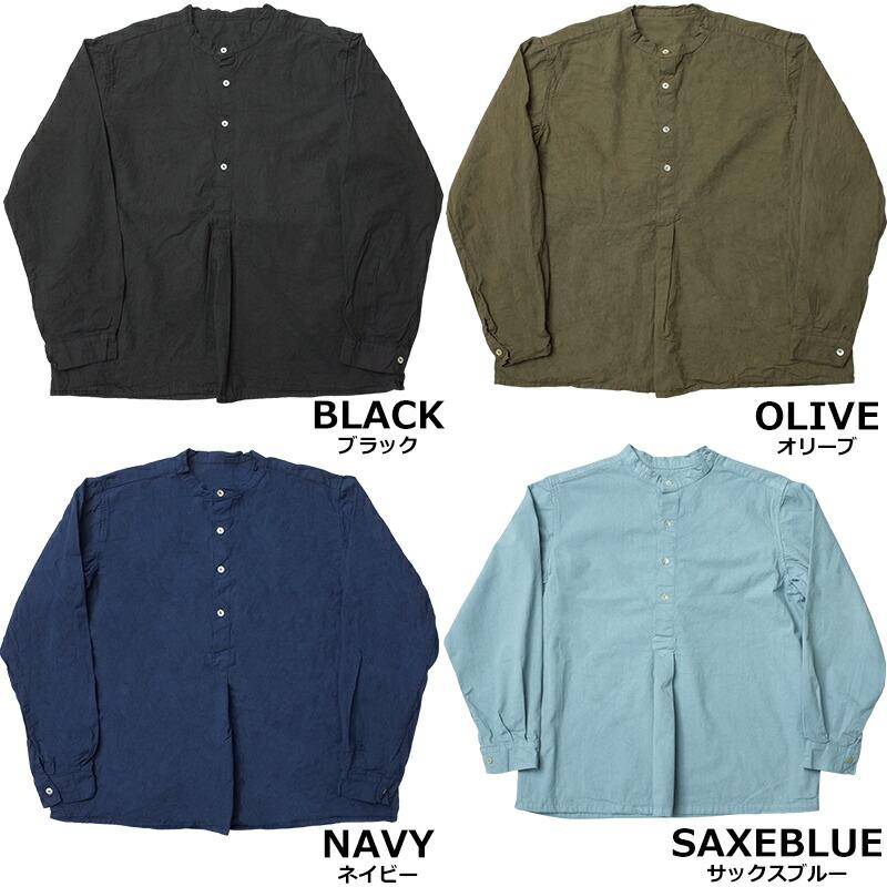 YMCLKY ブルガリア軍タイプ 50's グランパシャツ 染め 新品 JS139YD