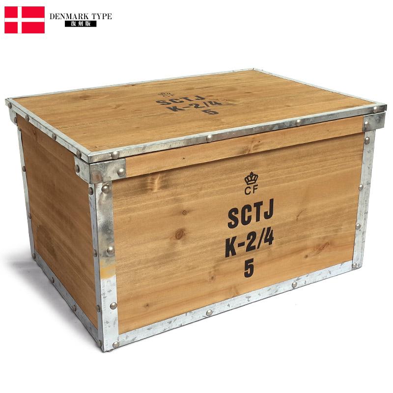 デンマーク軍タイプ ウッドボックス L Bx166yn フタ付き 蓋付き 収納箱 ロゴ入りbox 木箱 ミリタリー風インテリア ヴィンテージ加工 木製 ミリタリー百貨シービーズ 通販 Yahoo ショッピング