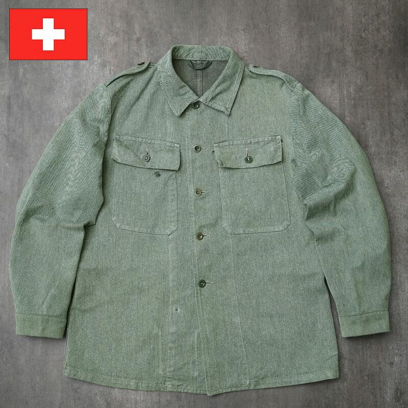 スイス軍 デニムジャケット USED JJ020UN : ミリタリー百貨シービーズ