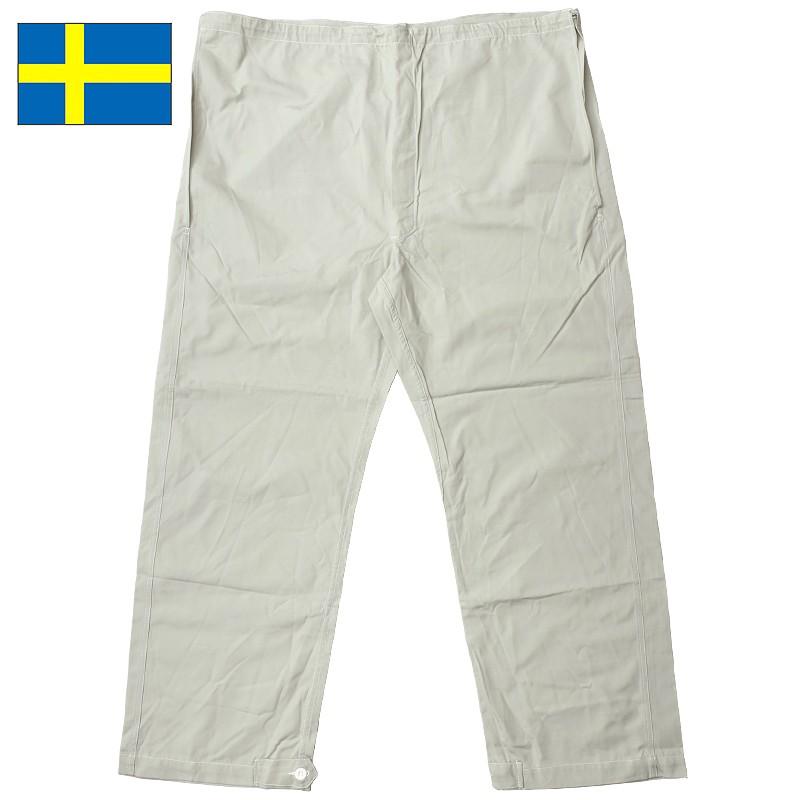 1点ならメール便可 スウェーデン軍 M-62 スノーカモパンツ デッド