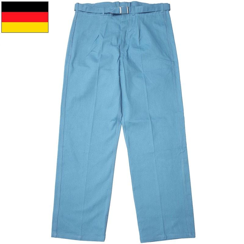 ドイツ軍 ワークパンツ サックスブルー デッドストック Pp274nn メンズ 男性 ストレート ワイド ズボン 水色 軍物 実物 本物 ミリタリー百貨シービーズ 通販 Yahoo ショッピング