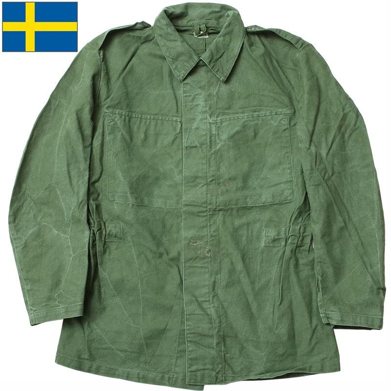 スウェーデン軍 M59 ユーティリティジャケット グリーン USED JJ259UN｜seabees