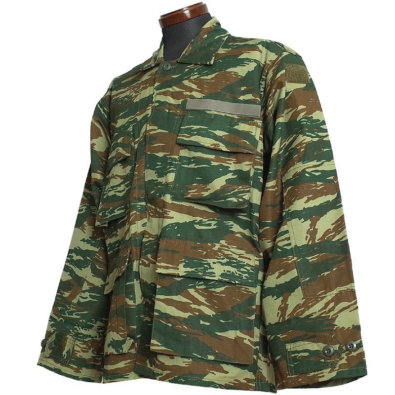 ギリシャ軍 フィールドジャケット リザードカモ デッドストック