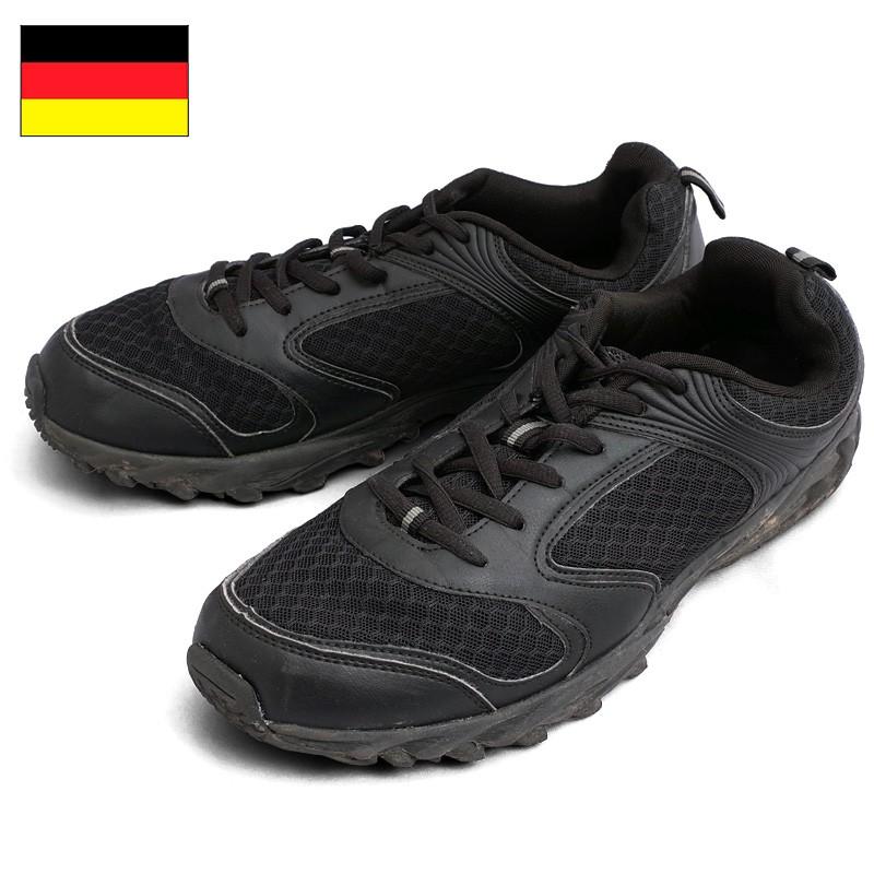 ドイツ軍 トレーニングシューズ ブラック USED FS038UN メンズ 靴 