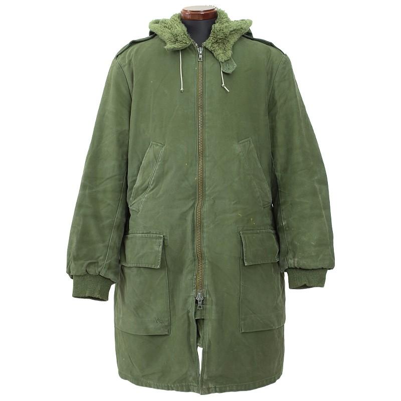 スウェーデン軍 M59コート フロントジッパー オリーブ USED スウェーデン軍 M59コート フロントジッパー オリーブ USED