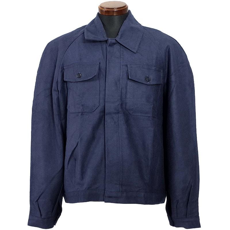 イタリア軍 セキュリティジャケット モールスキン ネイビー ラグラン