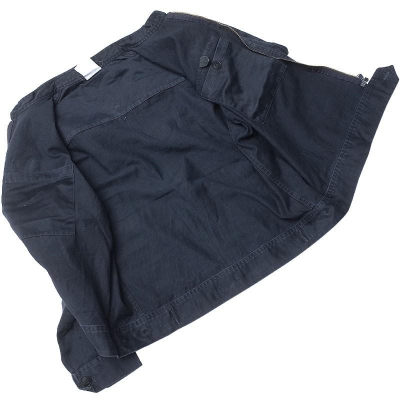 APC オイルドコットン　モーターサイクルJKT フランス製 A.P.C ウールライニングオイルドプルオーバージャケット Made In