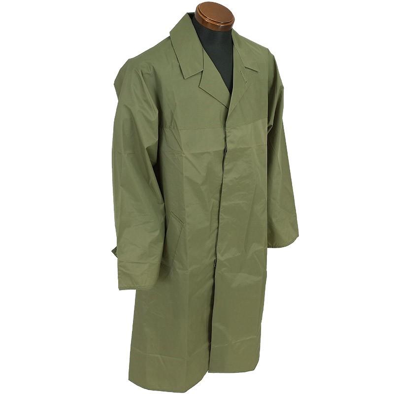 1点ならメール便可 フランス軍 レインコート ナイロン グリーン デッド
