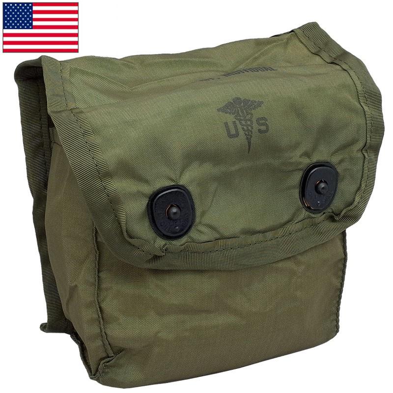 メール便可 米軍 ナイロン ファーストエイドキットポーチ OD デッド
