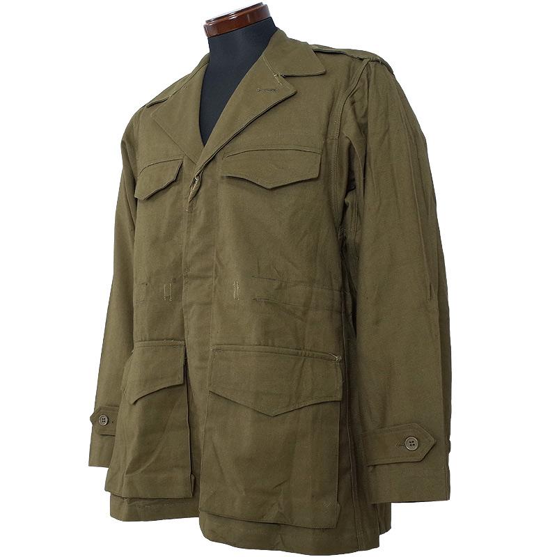 フランス軍 M-47 フィールドジャケット ツイル生地 オリーブ 前期型