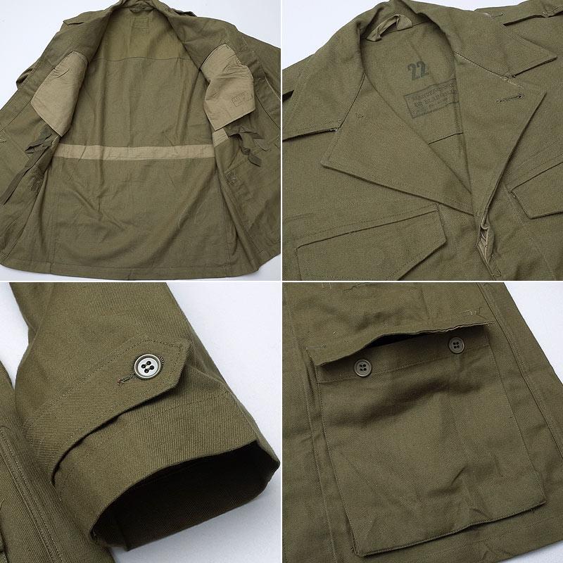 フランス軍 M-47 フィールドジャケット ツイル生地 オリーブ 前期型