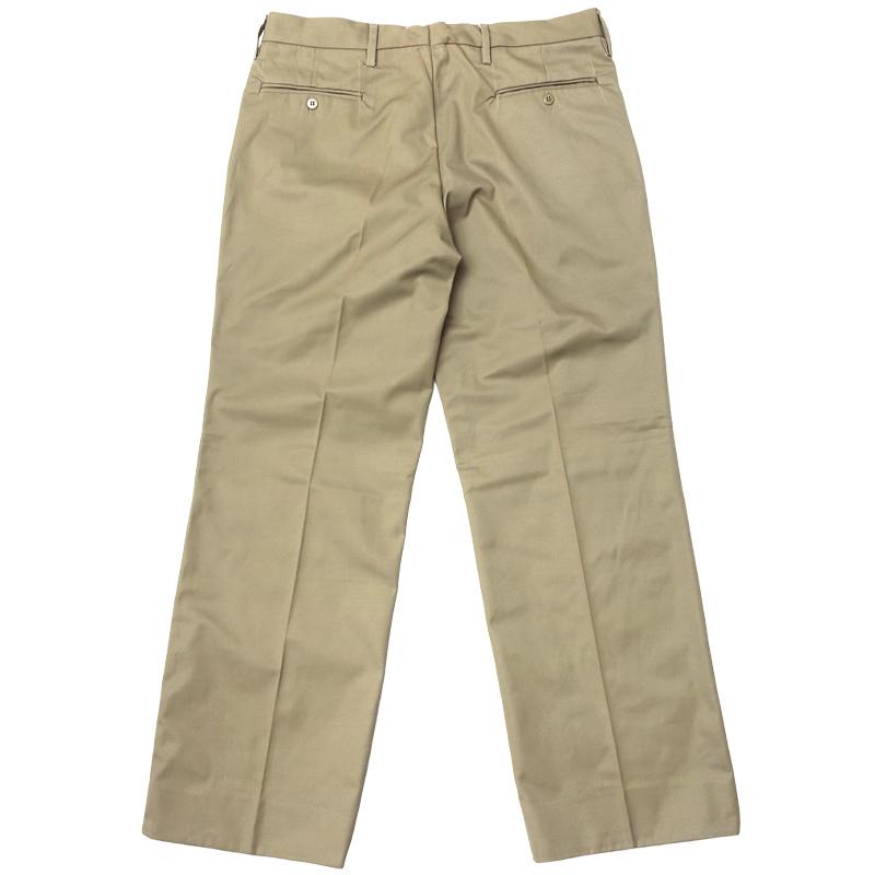 イタリア軍 E.I チノパンツ カーキ オールドスタイル ジッパー