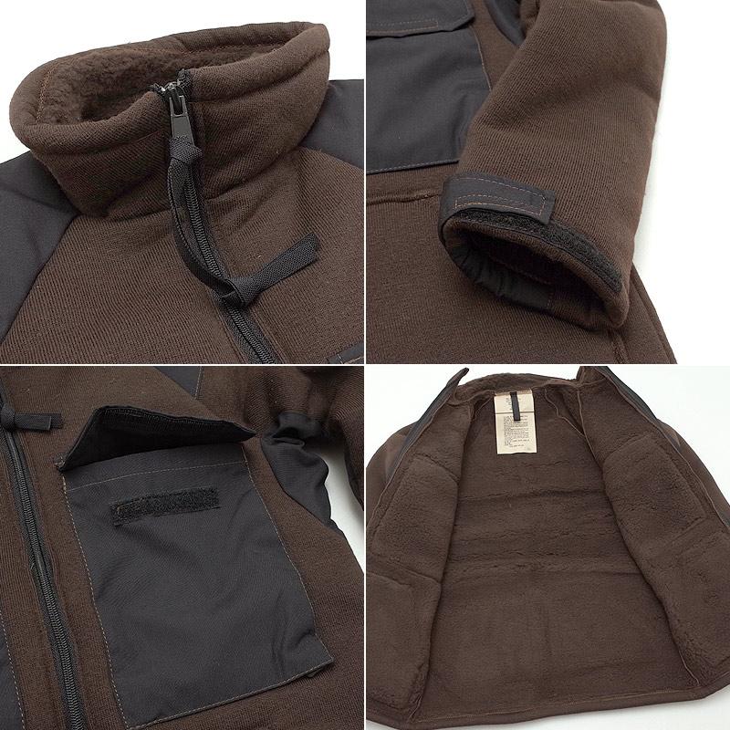 米軍 ライナージャケット デッドストック JJ023NN ブラウン フリース