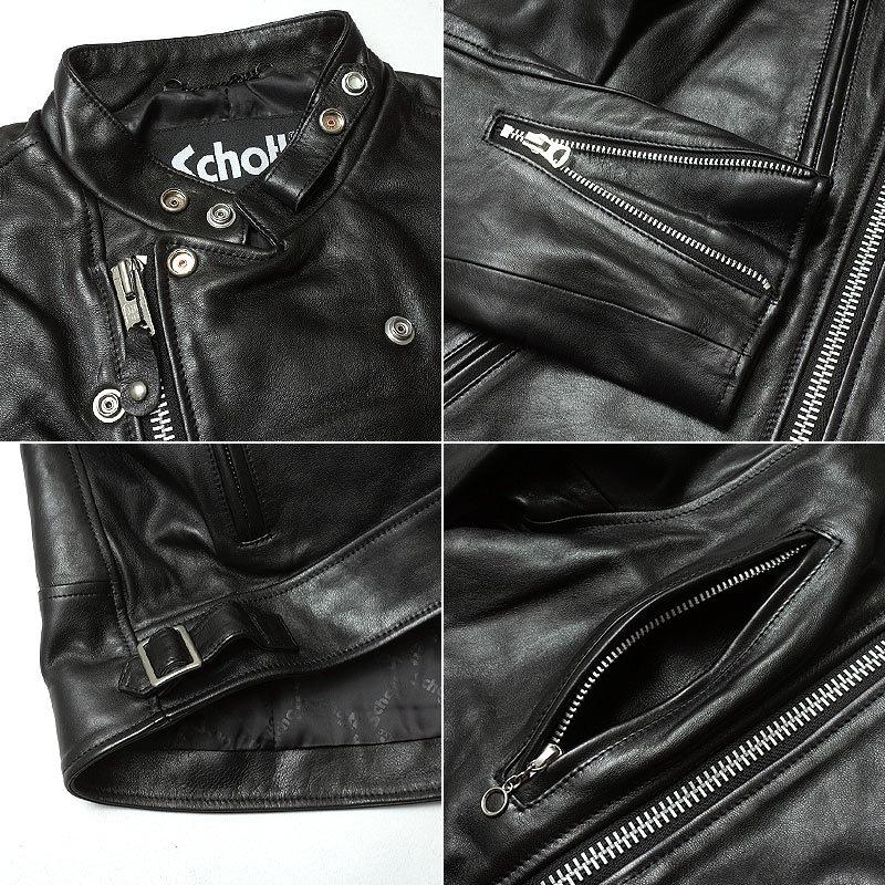 Schott N.Y.C ショット #3101048 NEW ダブルブレスト ライダース Schott N.Y.C ショット #3101048 NEW ダブルブレスト ライダース
