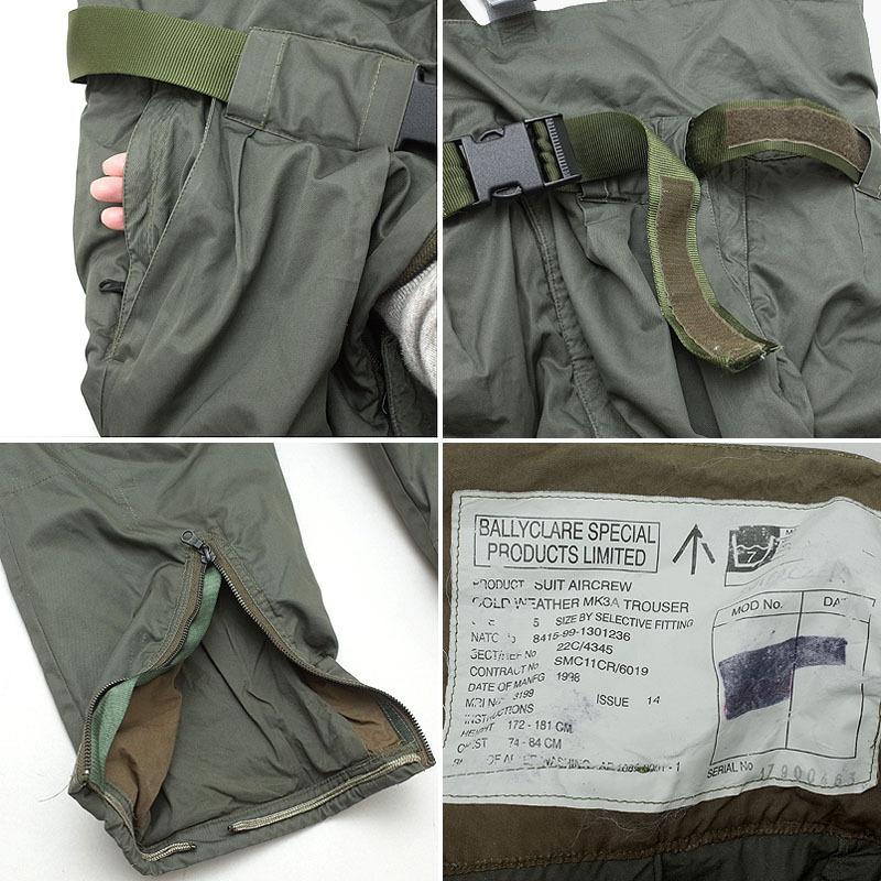 イギリス軍 ROYAL AIR FORCE MK3 エアクルー コールドウェザー イギリス軍 ROYAL AIR FORCE MK3 エアクルー コールドウェザー