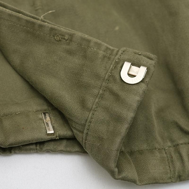 フランス軍 M-64 フィールドパーカー ライナー付き オリーブ USED