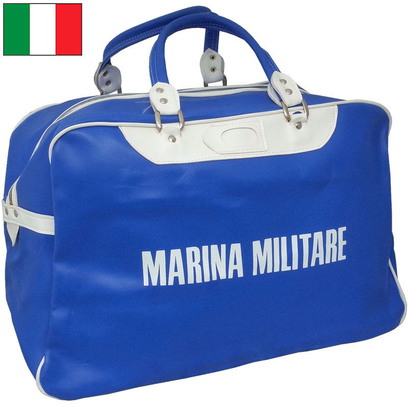 イタリア軍 MMI スポーツ ボストンバッグ ブルー PVCタイプ1 デッド